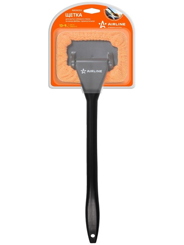 Щетка для мытья лобового стекла Airline, из микрофибры, прямоугольная, 13х9 см