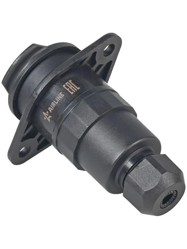 Розетка прицепа/тягача Airline, 24В, тип-N, 7 контактов, пластик, гайка