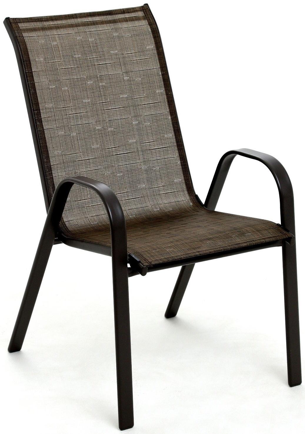 Набор садовой мебели: Стол прямоугольный и 4 стула коричневого цвета