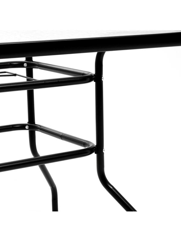 Набор садовой мебели: Стол прямоугольный и 4 стула коричневого цвета