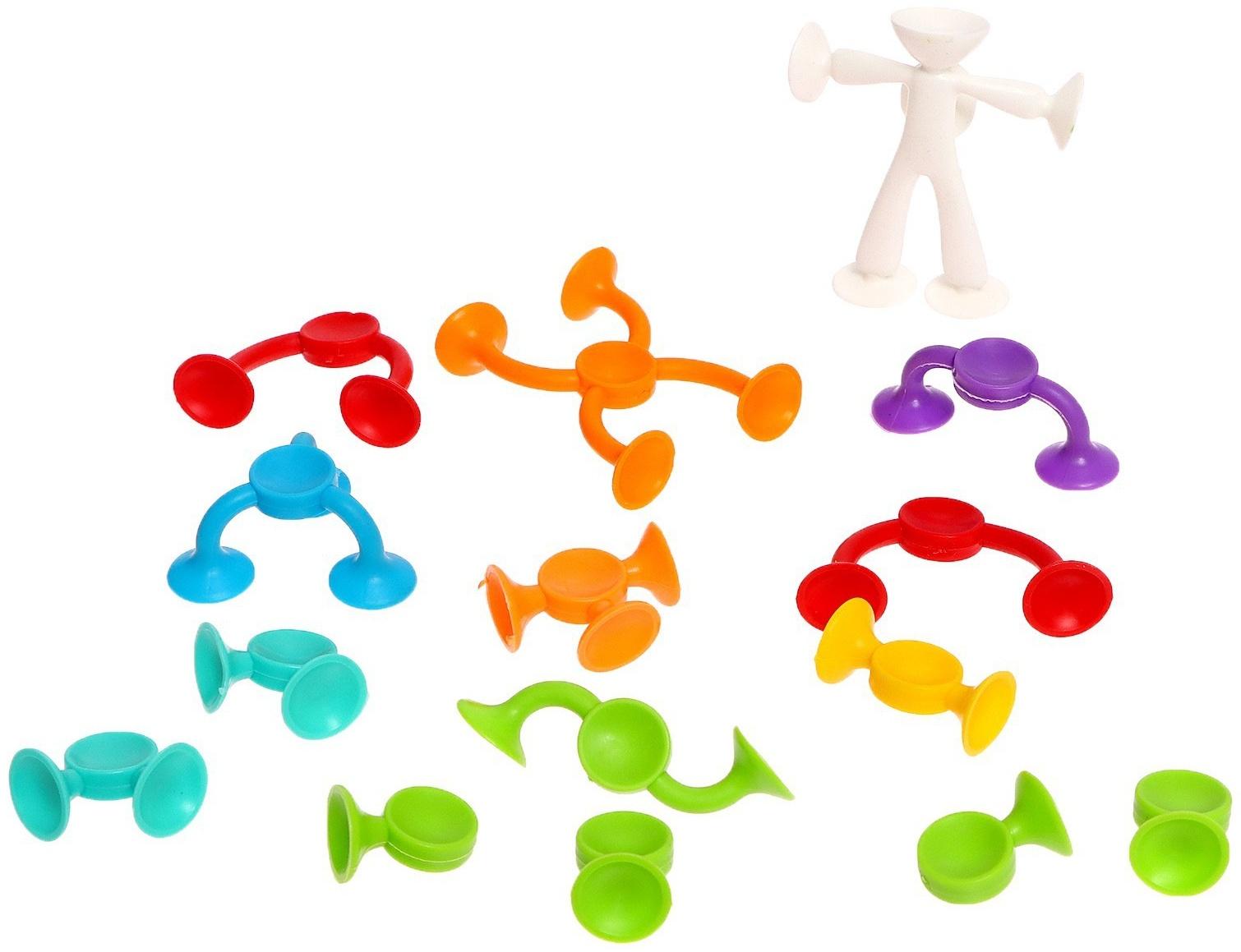 Конструктор «Забавные присоски», в пакете