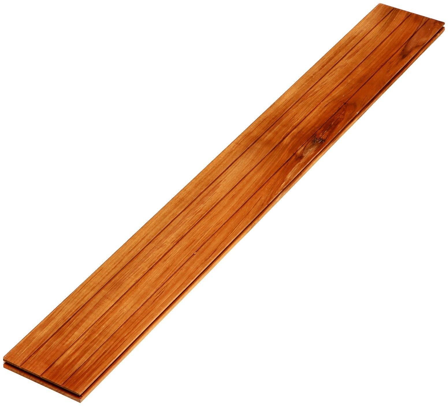 Напольное покрытие из тикового дерева марки C Jumbo 1,6х12.5х100 см