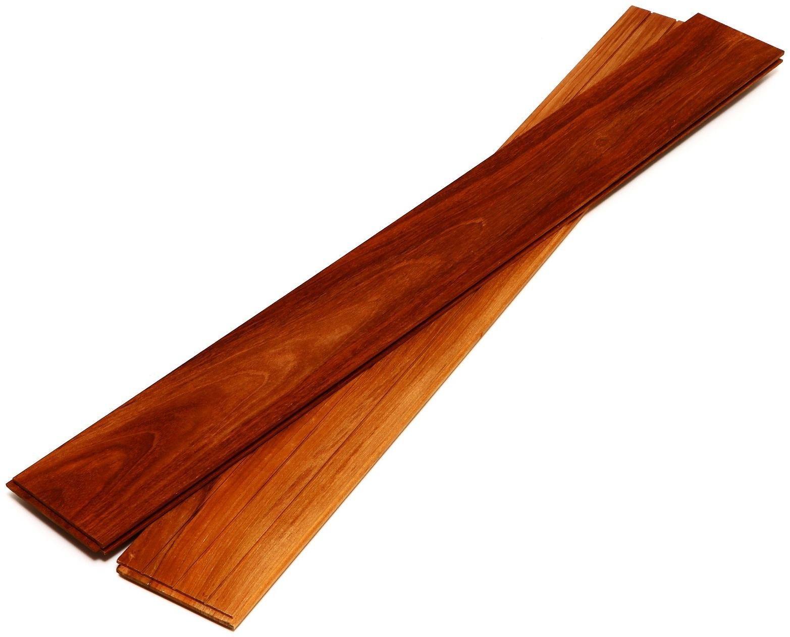 Напольное покрытие из тикового дерева марки C Jumbo 1,6х12.5х100 см