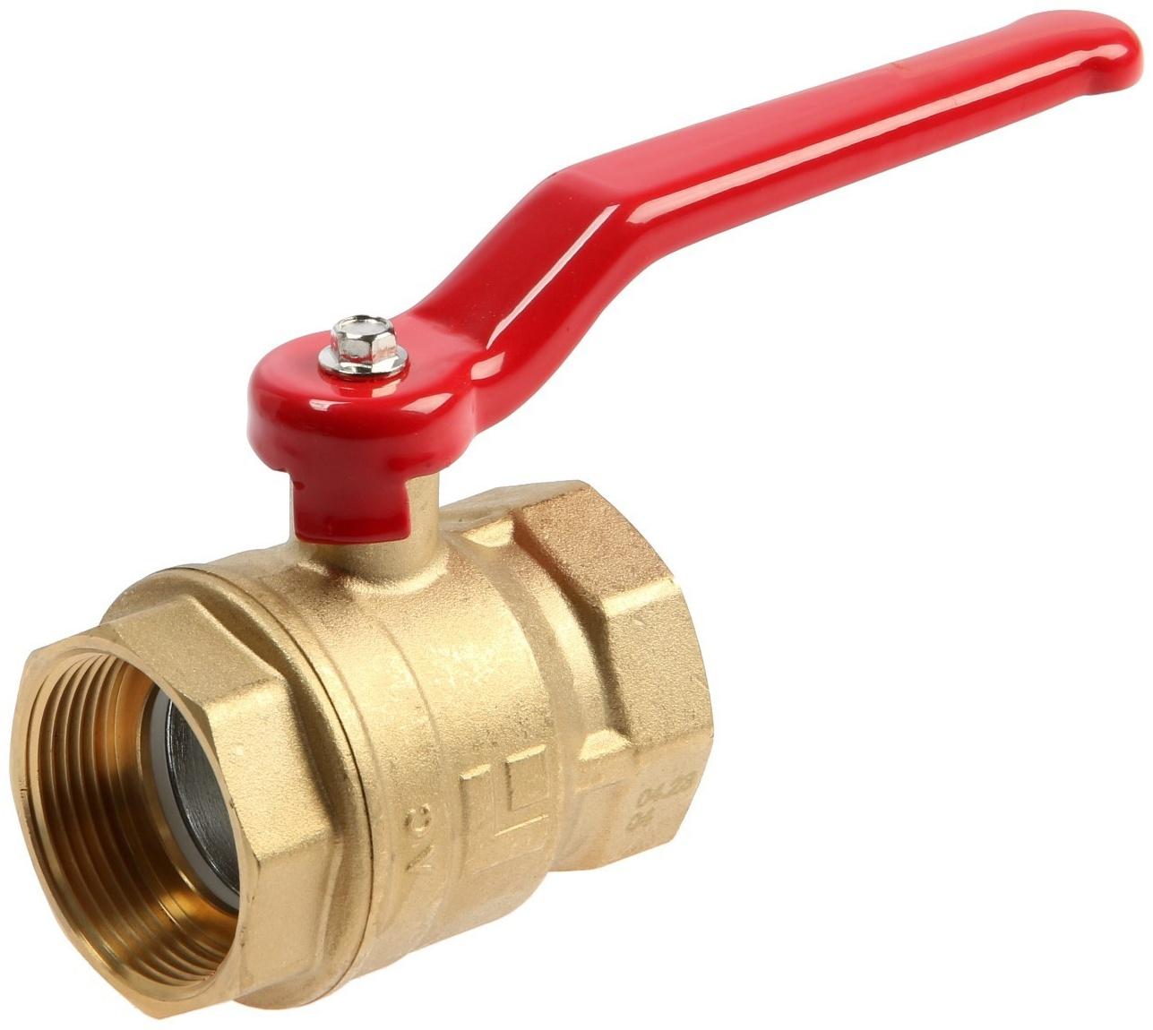 Кран шаровой ZEIN, внутренняя/внутренняя резьба 1 1/2