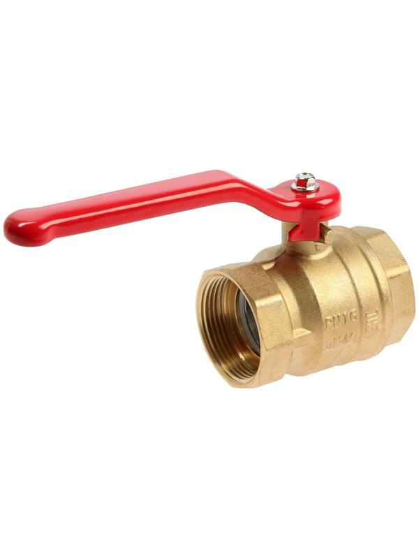 Кран шаровой ZEIN, внутренняя/внутренняя резьба 1 1/2