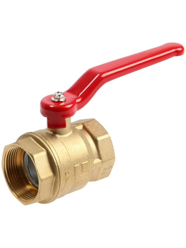 Кран шаровой ZEIN, внутренняя/внутренняя резьба 1 1/2