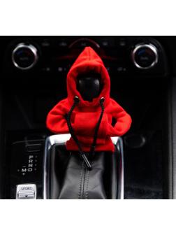 Чехол на рычаг коробки передач, Худи, красный