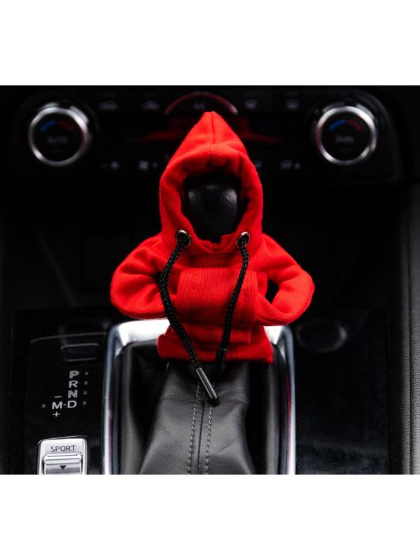 Чехол на рычаг коробки передач, Худи, красный