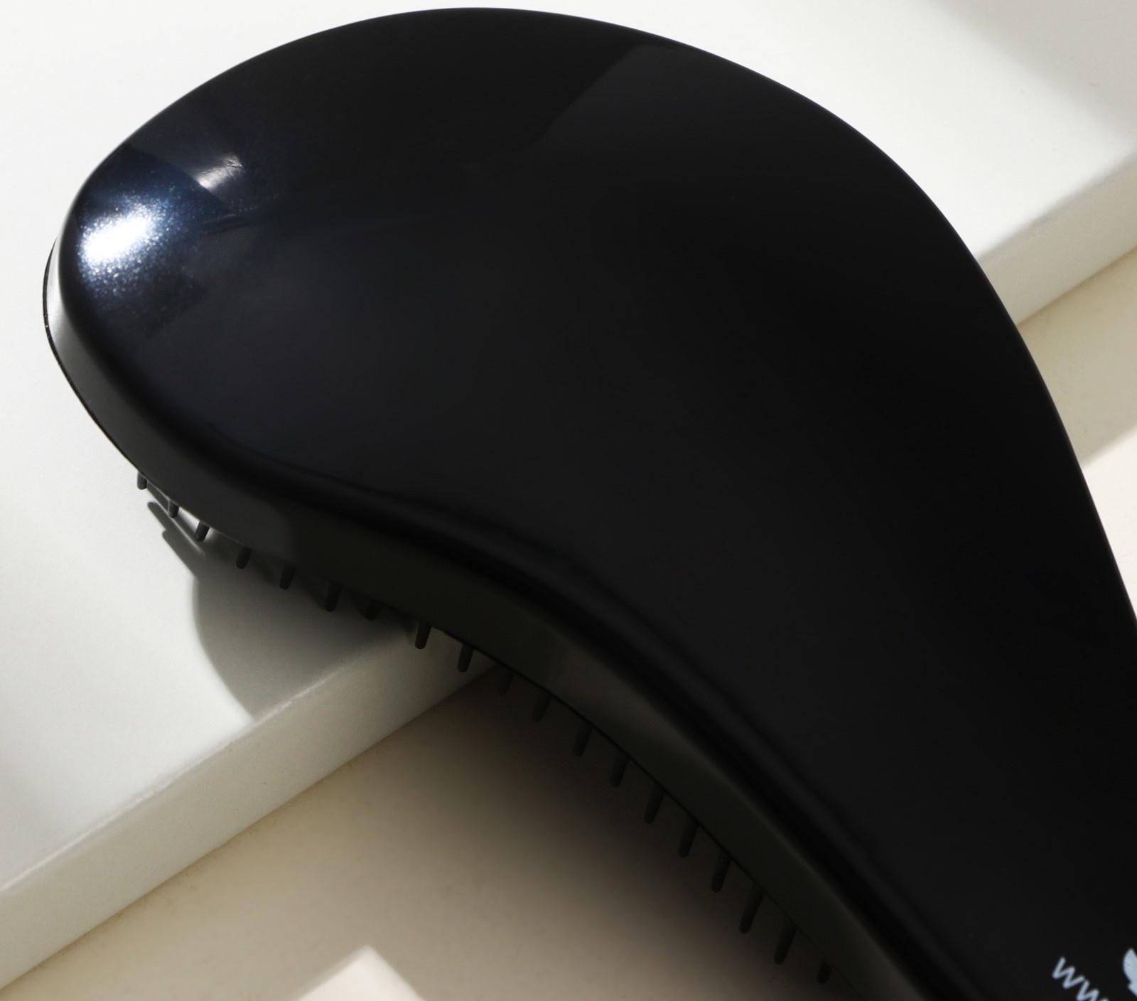 Расчёска массажная волна «Beauty Fox», цвет чёрный