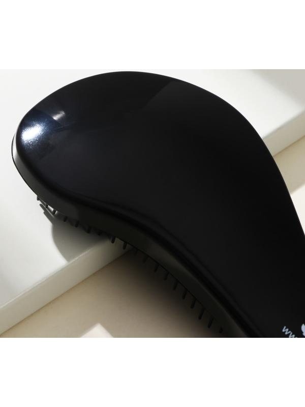 Расчёска массажная волна «Beauty Fox», цвет чёрный