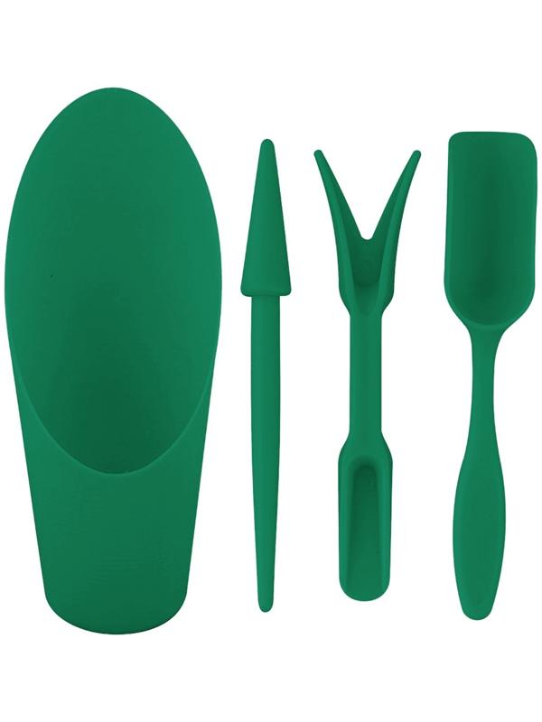 Набор садового инструмента, 4 предмета, пластик