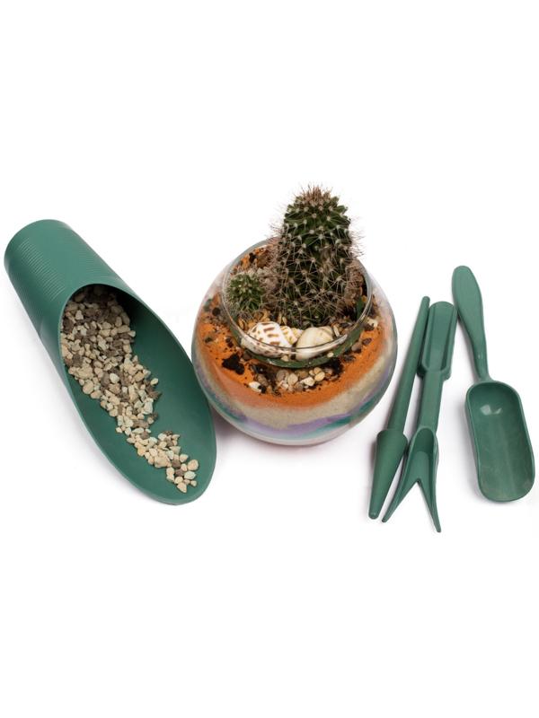 Набор садового инструмента, 4 предмета, пластик