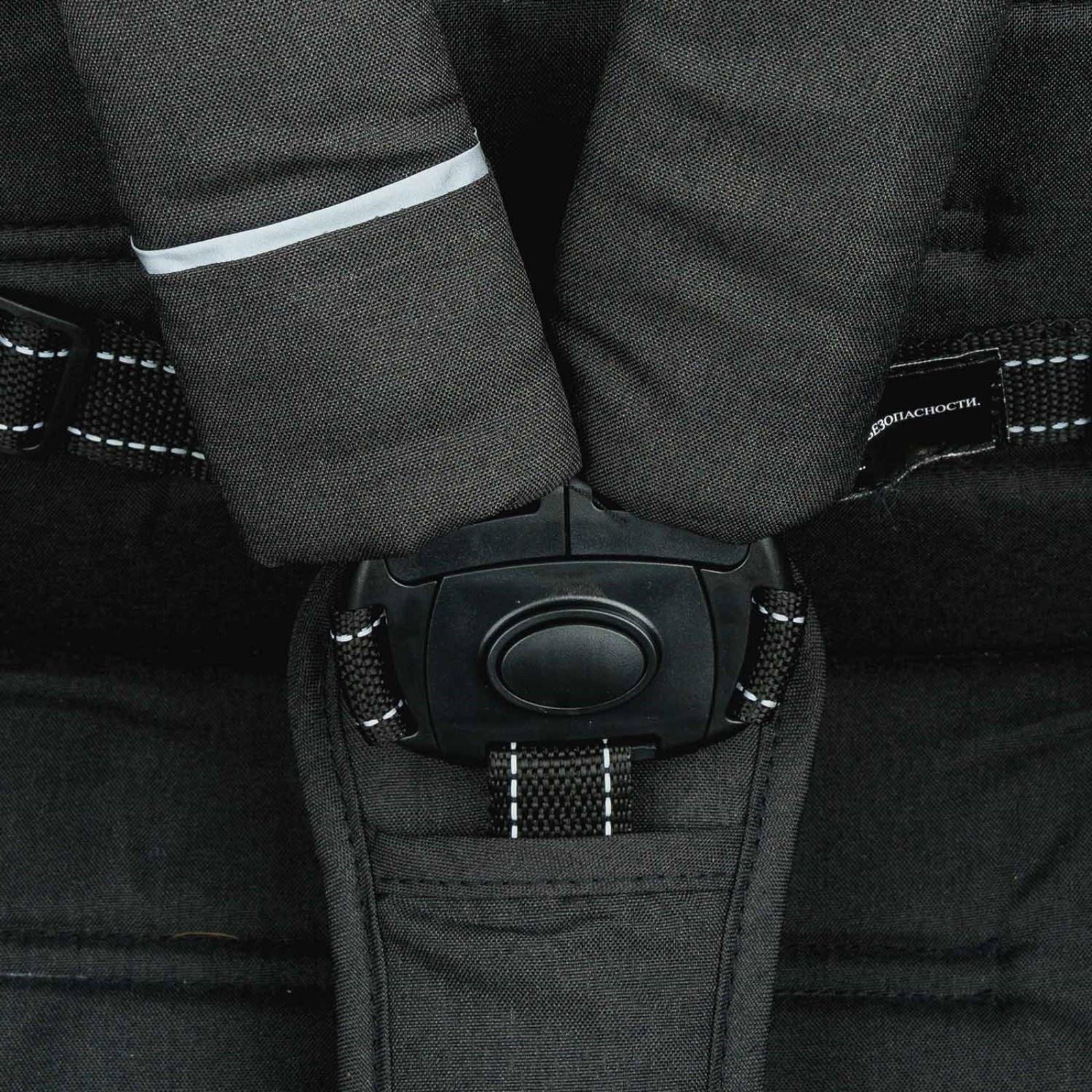 Коляска прогул. MAXIMA (2кол.(20см)2кол.(30см), съемн.бамп.) (INDIGO), черный