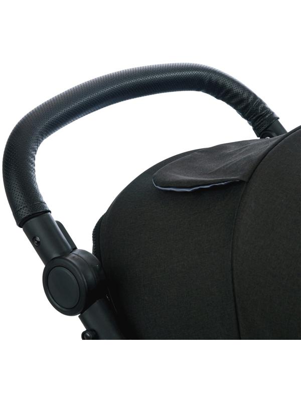 Коляска прогул. MAXIMA (2кол.(20см)2кол.(30см), съемн.бамп.) (INDIGO), черный