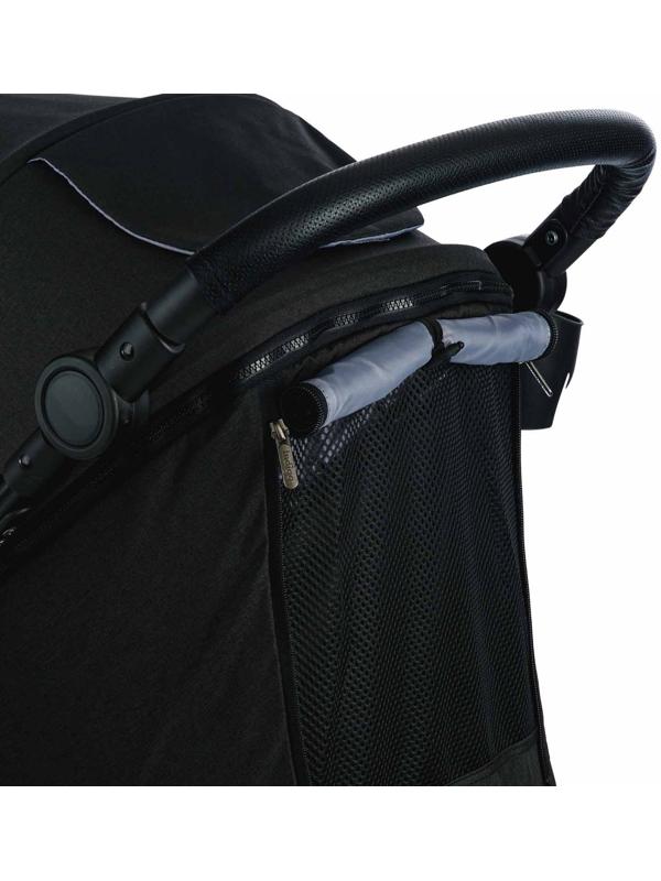 Коляска прогул. MAXIMA (2кол.(20см)2кол.(30см), съемн.бамп.) (INDIGO), черный