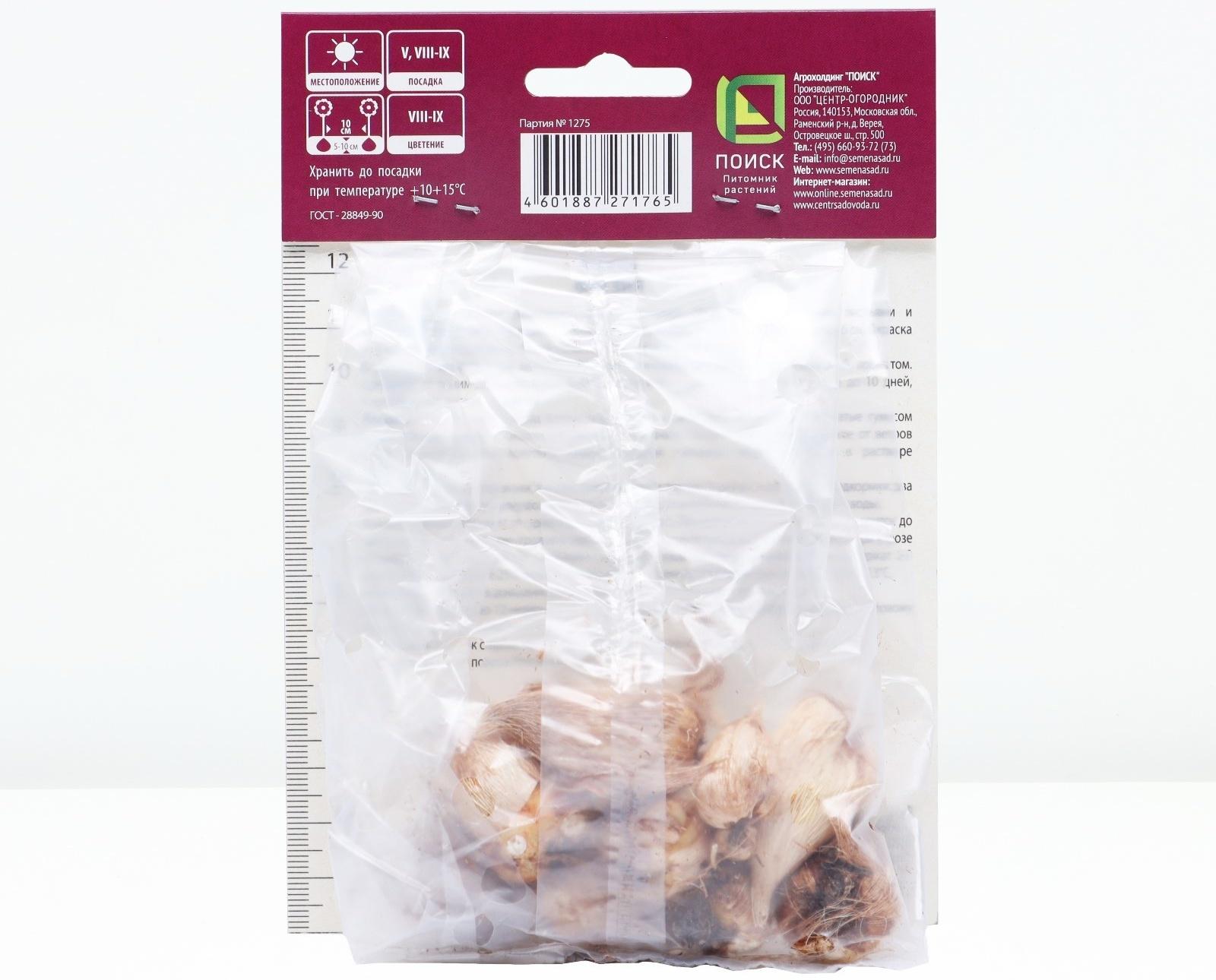 Фрезия гибридная махровая Йеллоу, р-р 5/6, 10 шт, Весна 2024