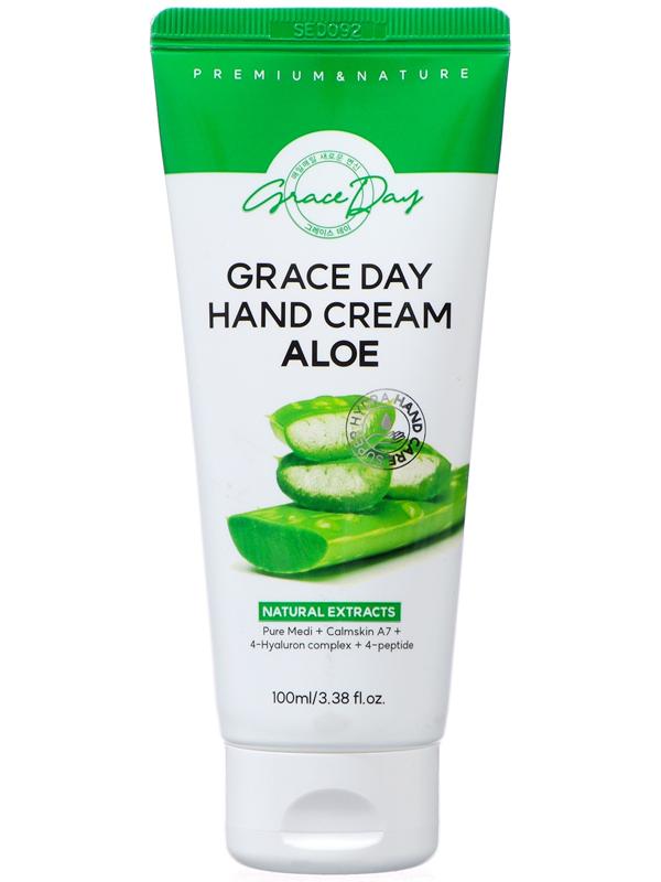 Крем для рук Grace Day, успокаивающий, с экстрактом алоэ, 100 мл