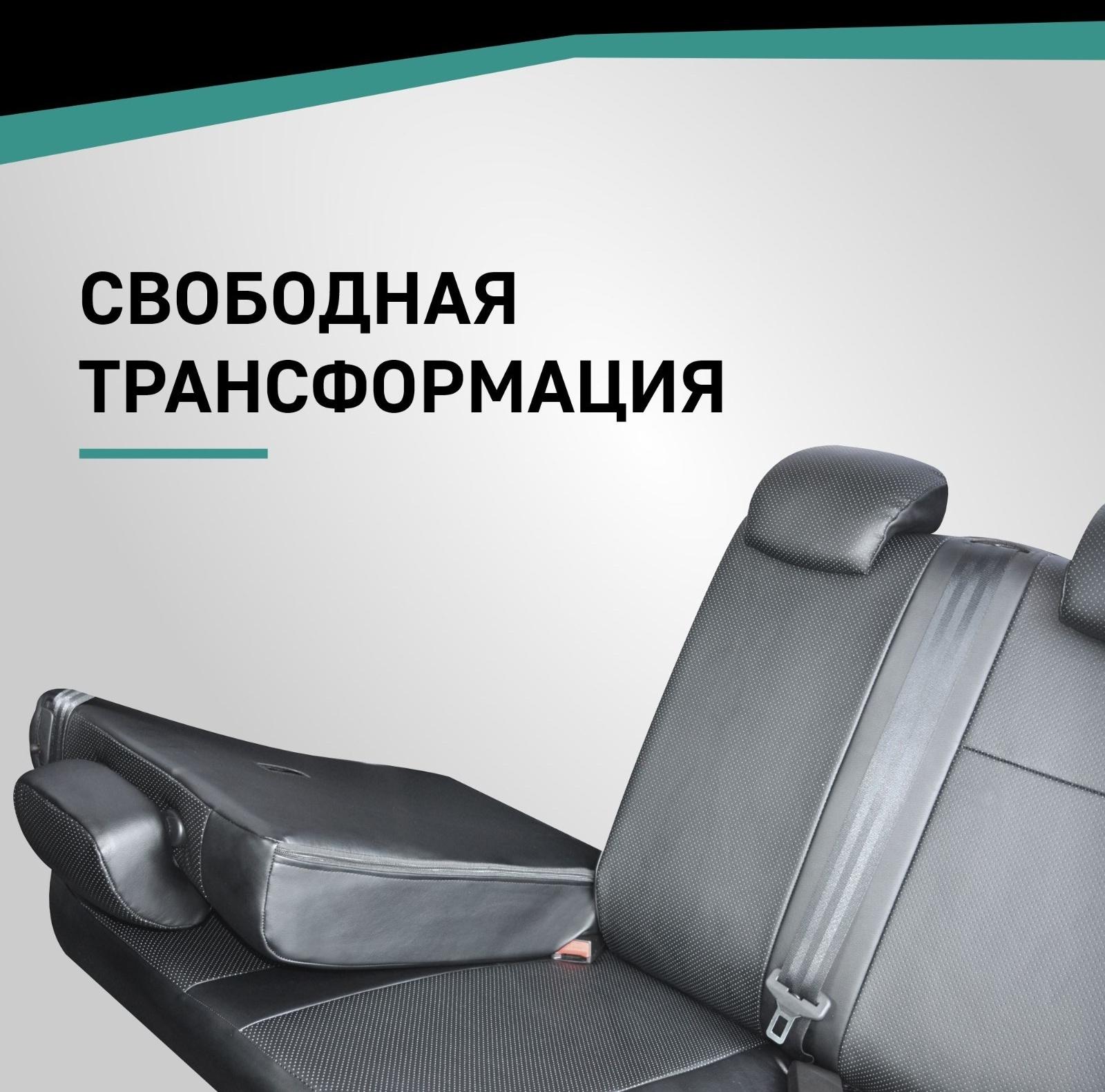 Авточехлы для Toyota Premio (T240), 2001-2007, экокожа черная