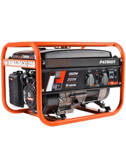 Генератор бензиновый PATRIOT GRS 3500, 4Т, 2.8 кВт, 220/12 В, 220 В, 0.6 л, ручной старт