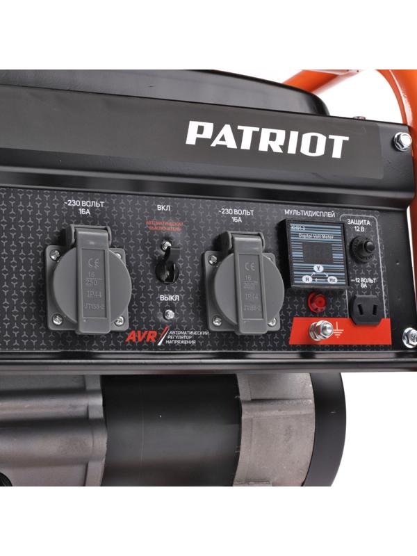 Генератор бензиновый PATRIOT GRS 3500, 4Т, 2.8 кВт, 220/12 В, 220 В, 0.6 л, ручной старт