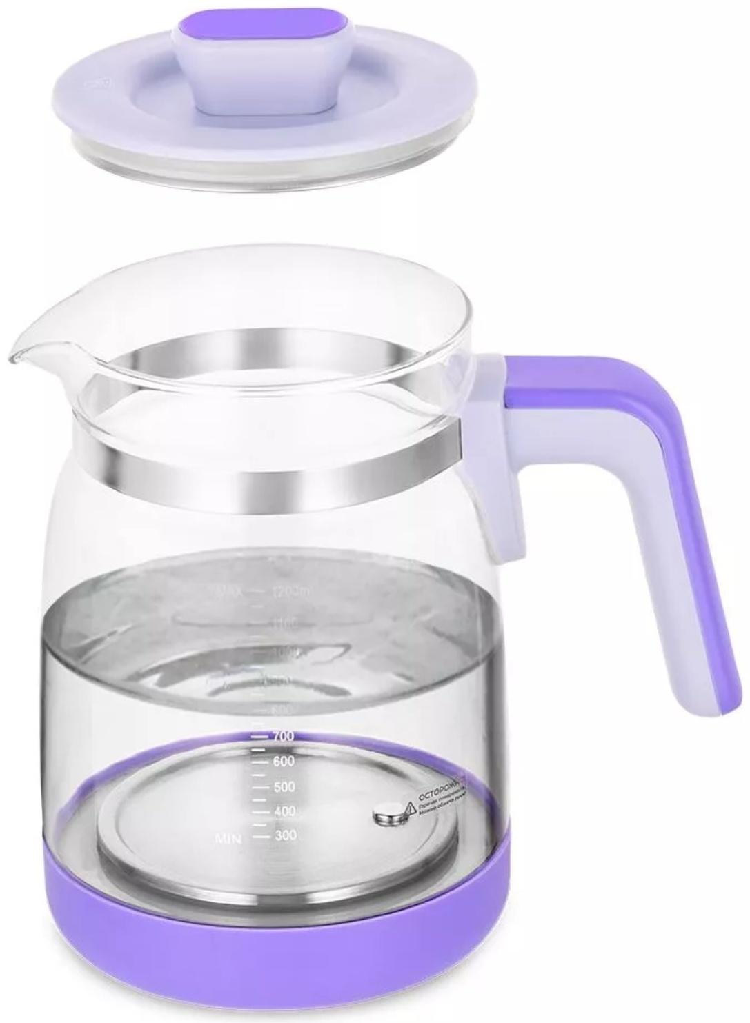 Чайник-стерилизатор Kitfort КТ-2327, 800 Вт, фиолетовый