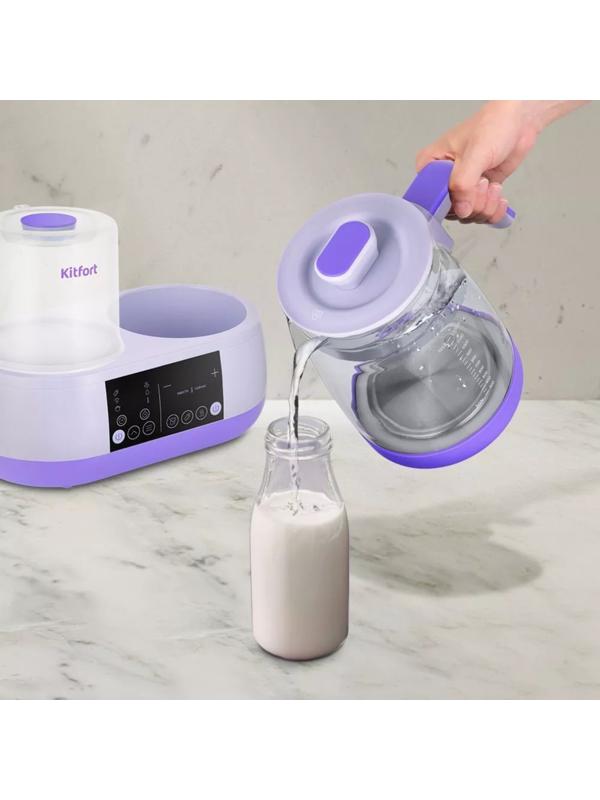 Чайник-стерилизатор Kitfort КТ-2327, 800 Вт, фиолетовый