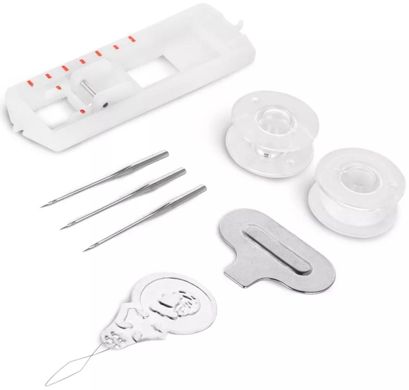 Швейная машина Kitfort КТ-6056, 9 Вт, 12 операций, полуавтомат, бело-чёрная