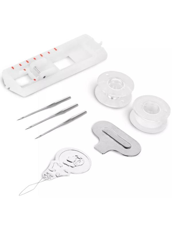 Швейная машина Kitfort КТ-6056, 9 Вт, 12 операций, полуавтомат, бело-чёрная