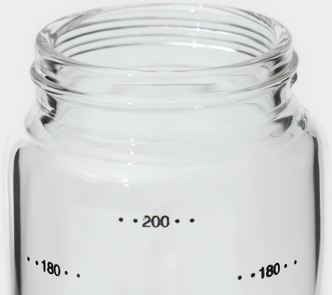 Бутыль стеклянная для соусов и масла с мерной шкалой Magistro «Мист», 200 мл, 5,5×17,5 см