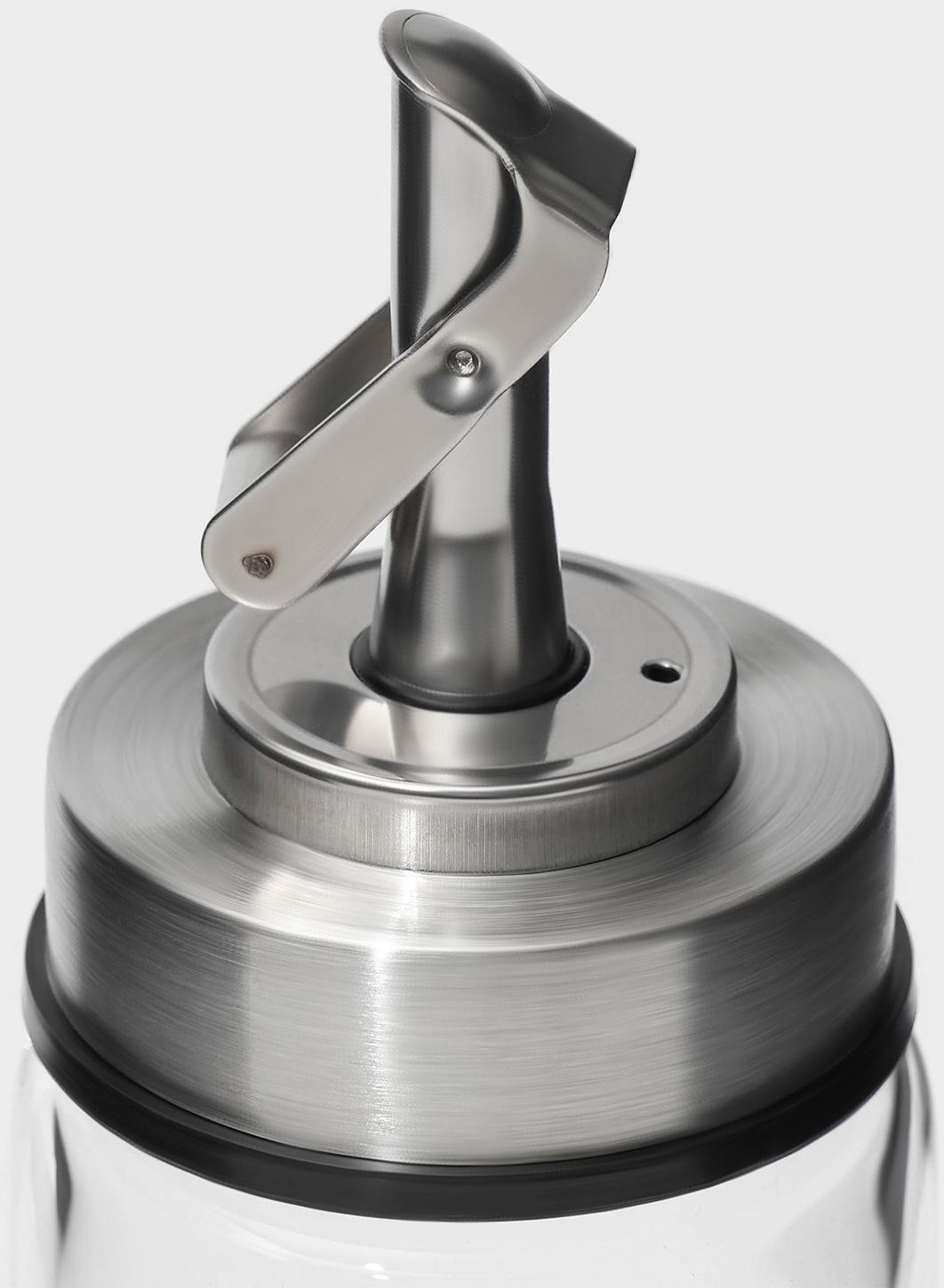 Бутыль стеклянная для соусов и масла с мерной шкалой Magistro «Мист», 200 мл, 5,5×17,5 см