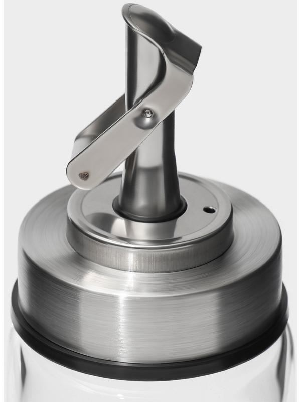 Бутыль стеклянная для соусов и масла с мерной шкалой Magistro «Мист», 200 мл, 5,5×17,5 см