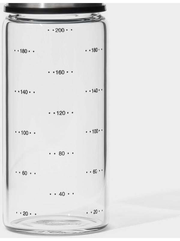 Бутыль стеклянная для соусов и масла с мерной шкалой Magistro «Мист», 200 мл, 5,5×17,5 см