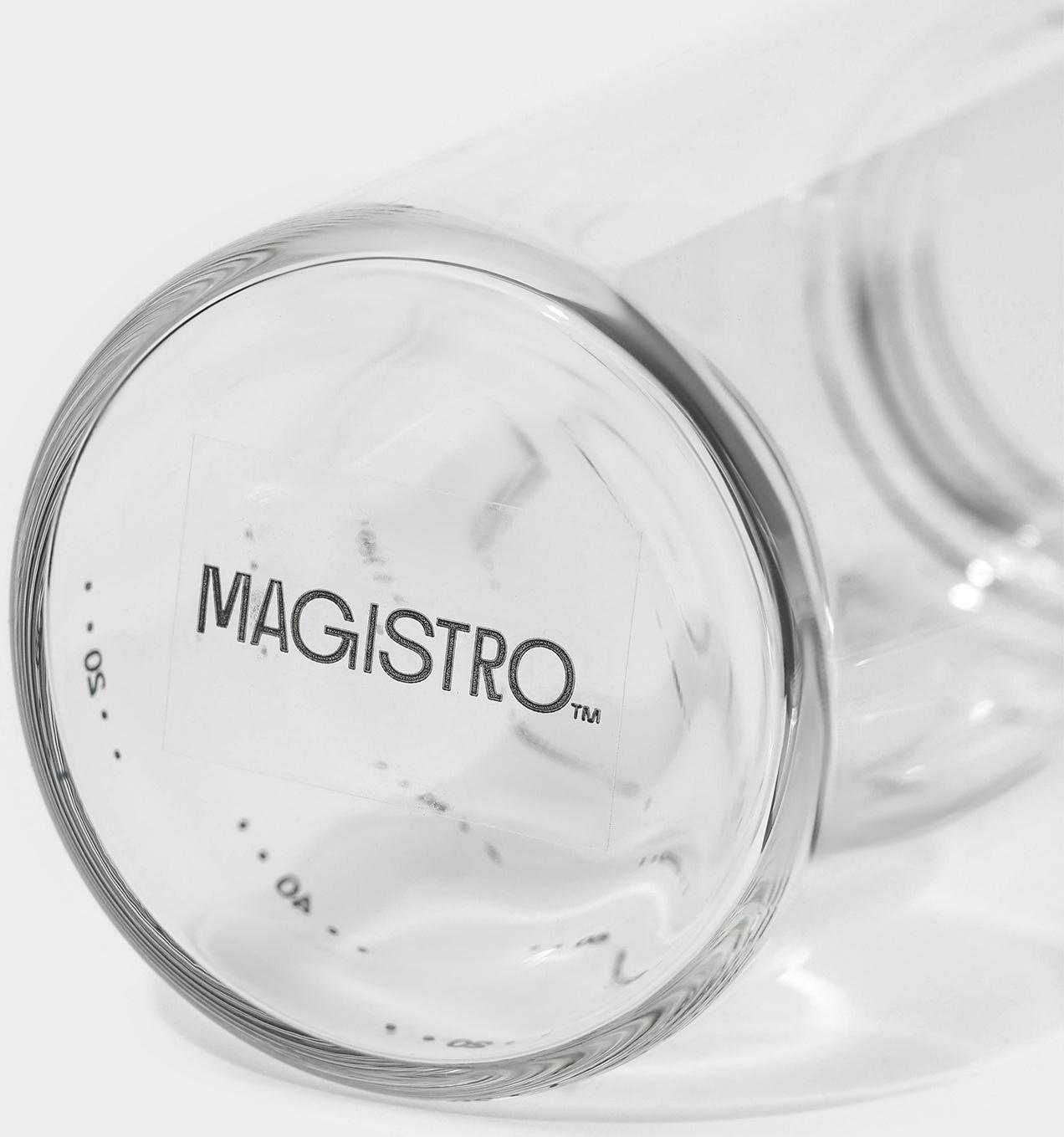 Диспенсер стеклянный для масла с мерной шкалой Magistro «Мист», 200 мл, 5,5×17,5 см