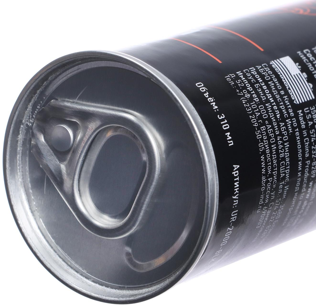 Герметик шовный ABRO MASTERS, полиуретановый, черный, 310 мл, UR-2000-BLK-RE