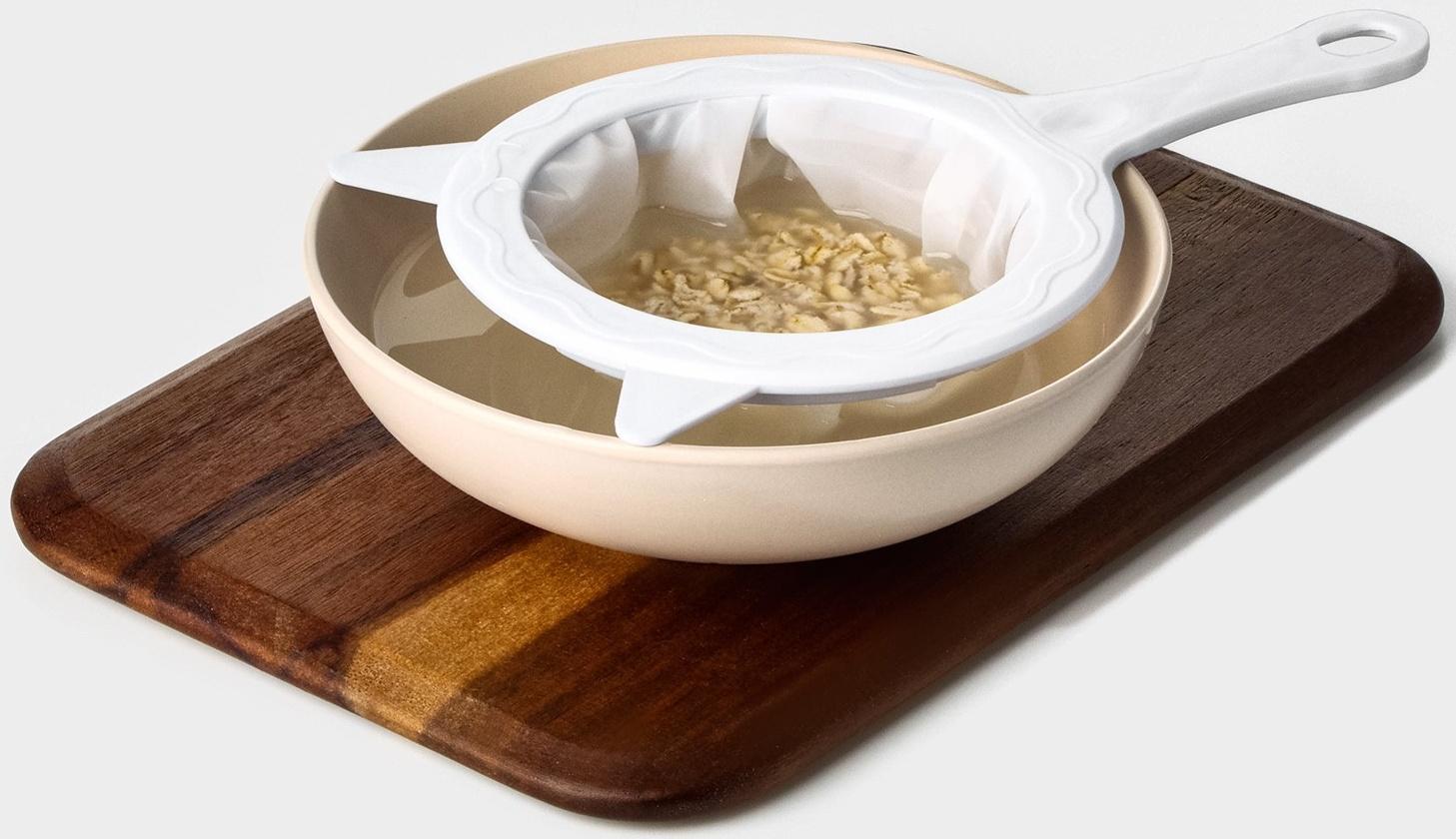 Сито для фильтрации Доляна, d=14,5 см (внутр.d=11см), 200 мл, цвет белый