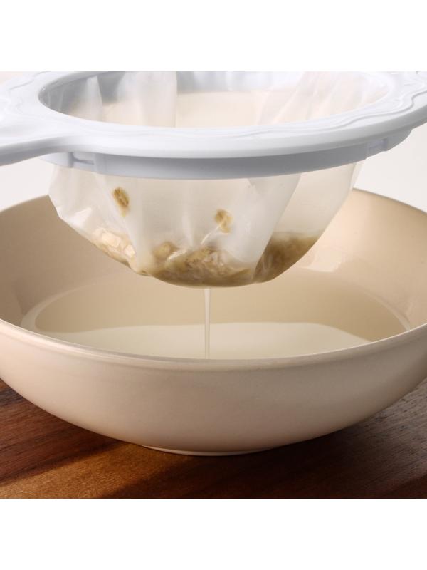 Сито для фильтрации Доляна, d=14,5 см (внутр.d=11см), 200 мл, цвет белый