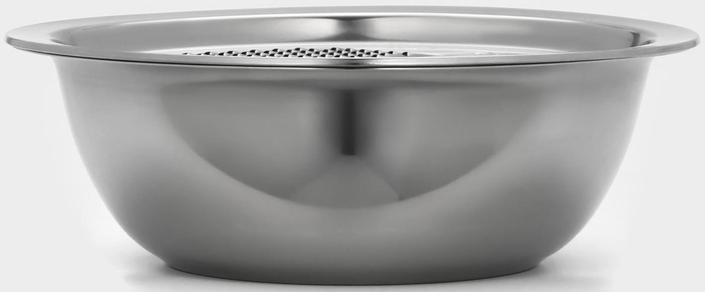 Набор посуды из нержавеющей стали «Помощник», d=28 см (миска), h=9,4 см (тёрка)
