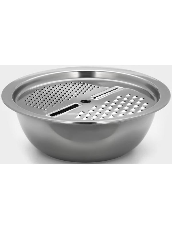 Набор посуды из нержавеющей стали «Помощник», d=28 см (миска), h=9,4 см (тёрка)