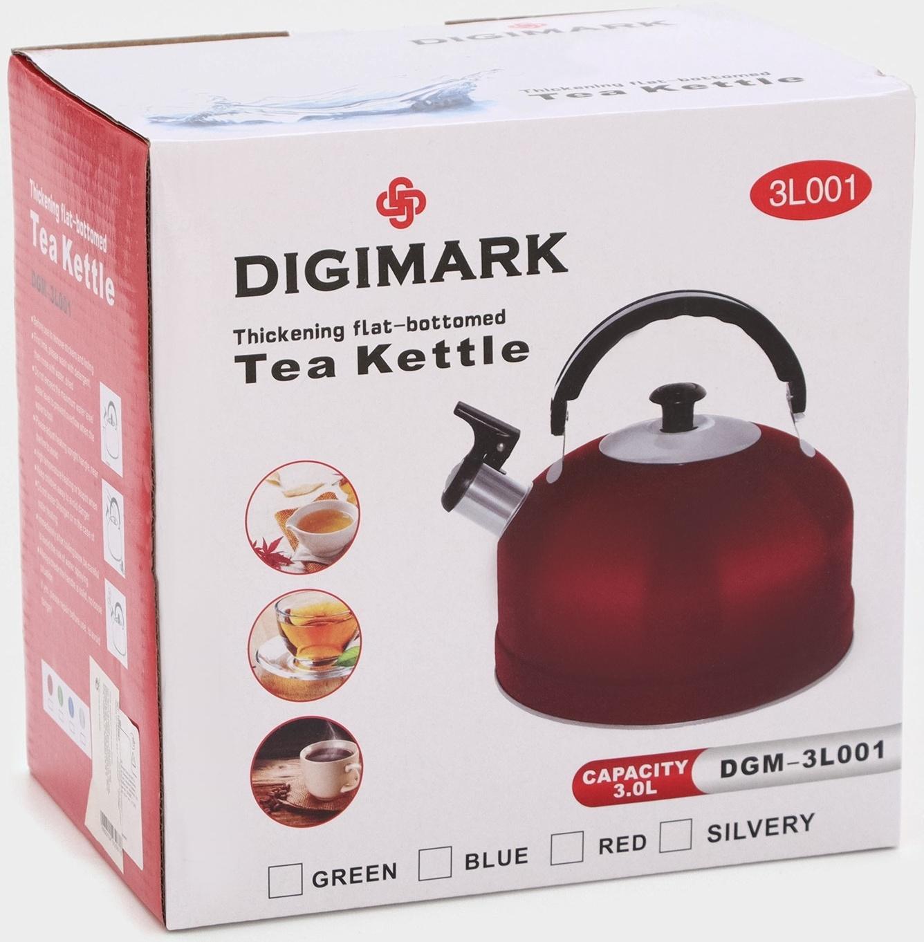 Чайник из нержавеющей стали со свистком «Семейный», 2,8 л