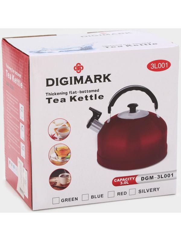 Чайник из нержавеющей стали со свистком «Семейный», 2,8 л