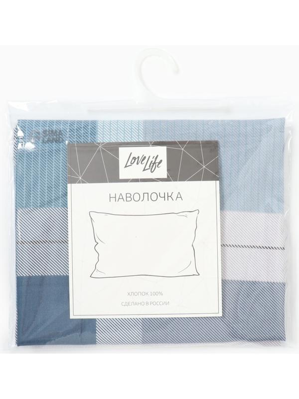 Наволочка LoveLife Square, 50*70, 100%хлопок, сатин, 125г/м²
