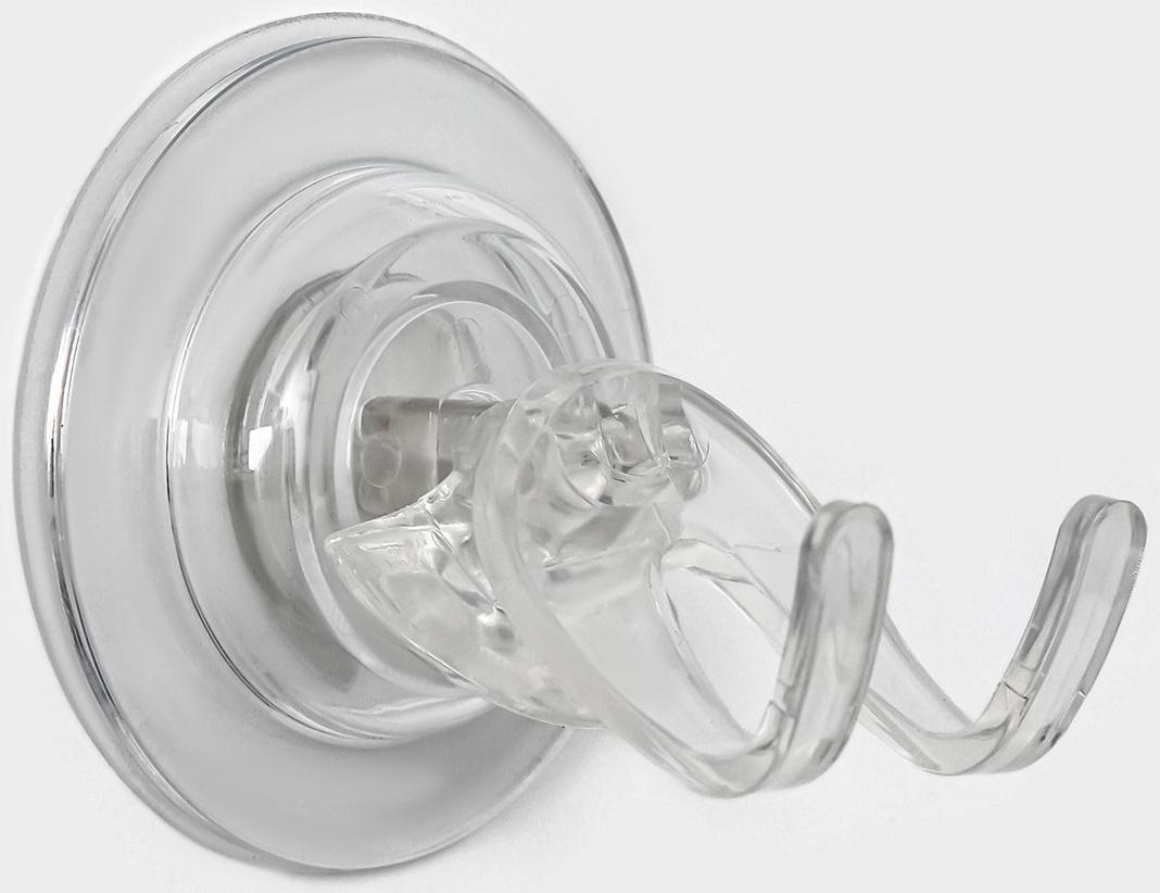 Держатель для бритвы на липучке Доляна, 6,3×6,5 см, цвет прозрачный