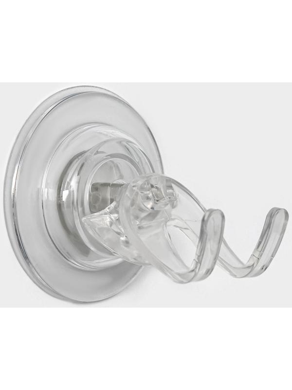 Держатель для бритвы на липучке Доляна, 6,3×6,5 см, цвет прозрачный