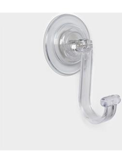 Крючок на липучке Доляна, 11×6,5×6,5 см, цвет прозрачный