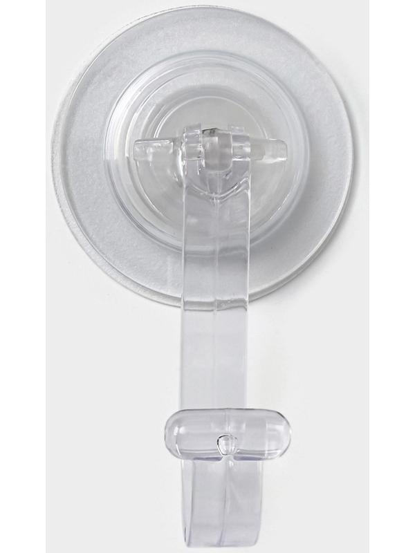 Крючок на липучке Доляна, 11×6,5×6,5 см, цвет прозрачный