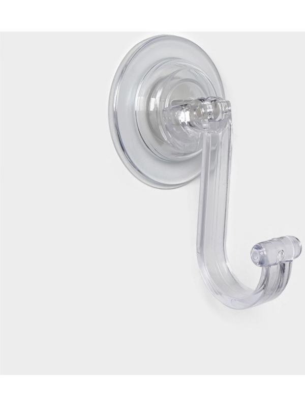 Крючок на липучке Доляна, 11×6,5×6,5 см, цвет прозрачный