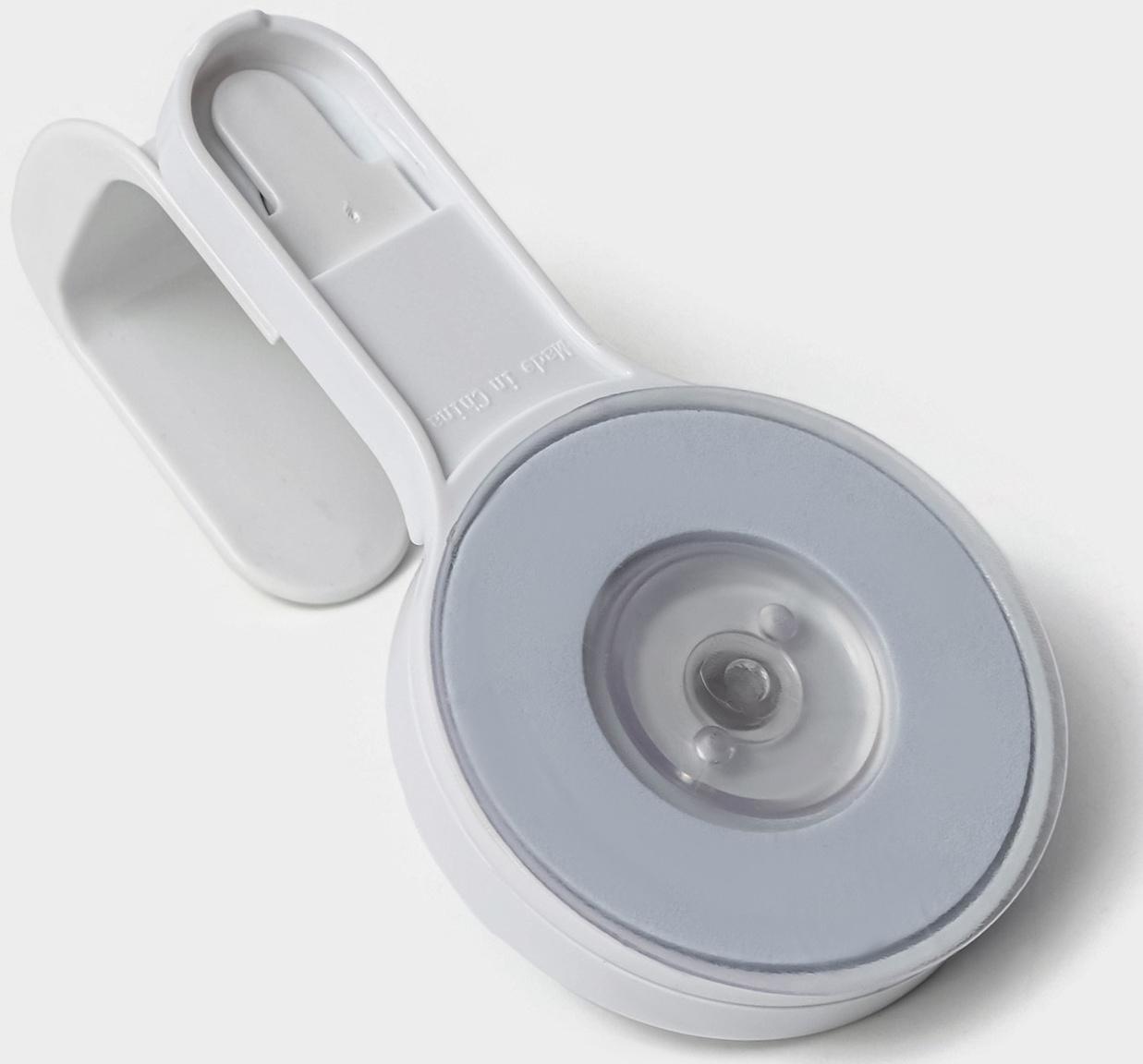 Крючок на липучке Доляна, 12×6,5×4,7 см, цвет белый