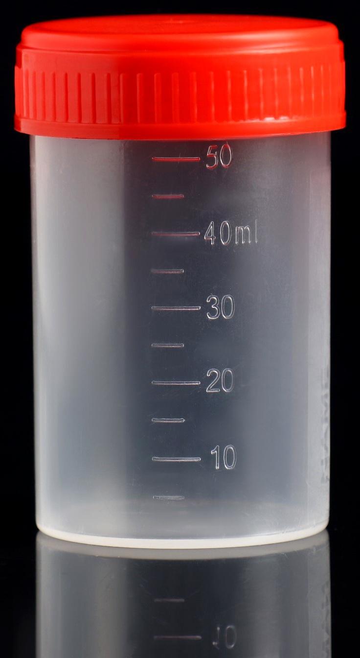 Контейнер без шпателя, стерильный, в индивидуальной упаковке, 60 мл * 10 шт.