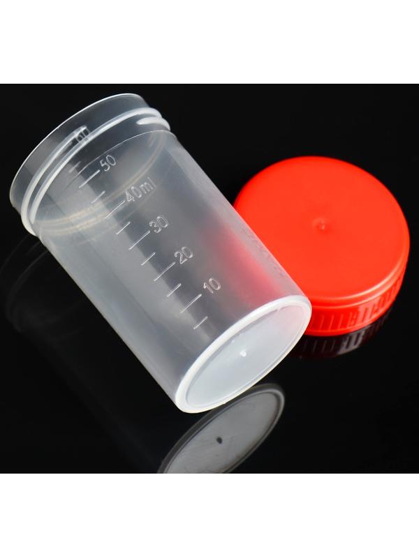 Контейнер без шпателя, стерильный, в индивидуальной упаковке, 60 мл * 10 шт.