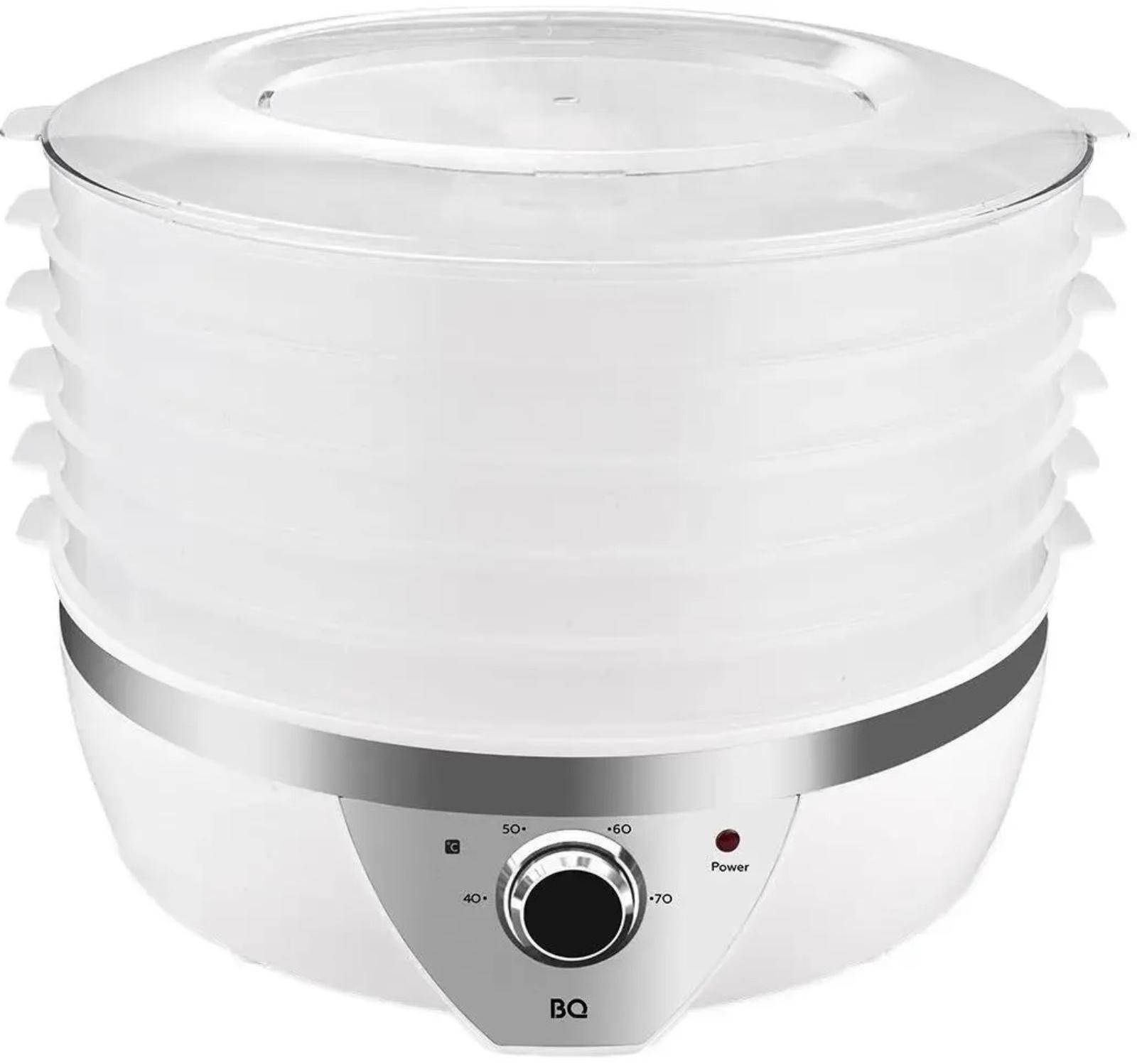 Сушилка для овощей и фруктов BQ FD1002, 500 Вт, 5 ярусов, белая